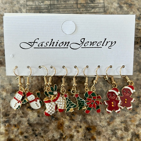Jewelry - Winter Holiday Earrings - 5 Pairs 🎄